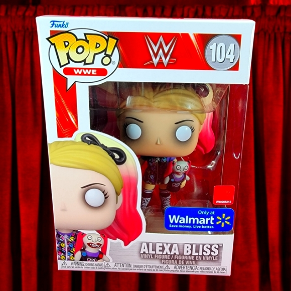 Alexa bliss walmart exclusive funko # 104 (nib) Brand new wwe Alexa bliss - Picture 1 of 7